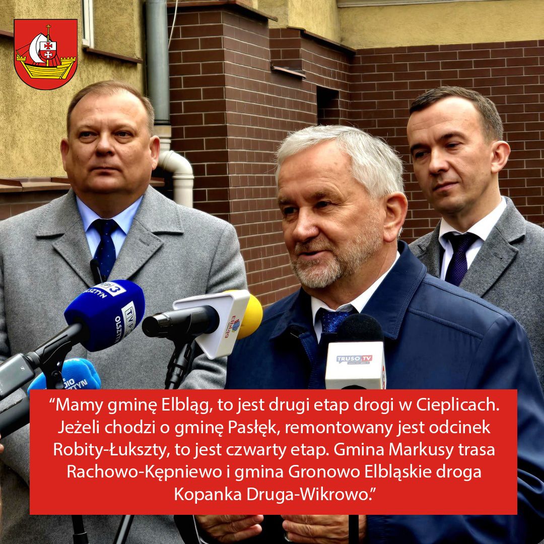 Kolejne inwestycje drogowe w powiecie elbląskim