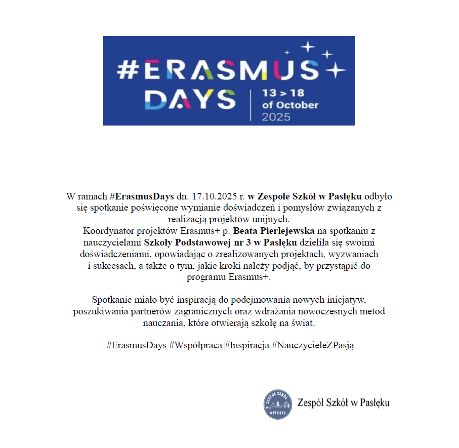 #ErasmusDays